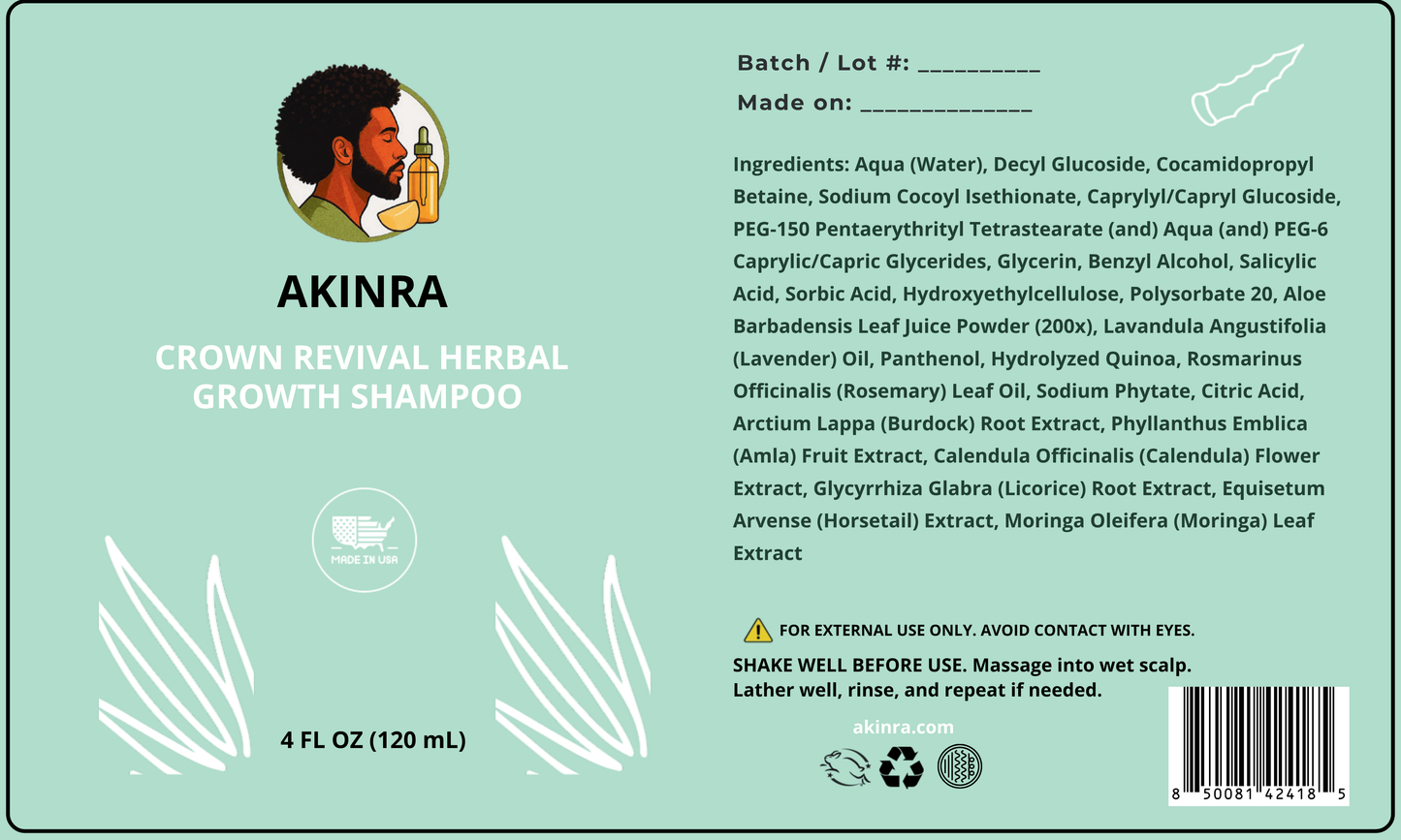 Crown revival Herbal Growth Shampoo ™