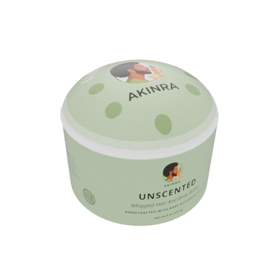 Unscented Whipped Hair & Body Butter (No Essential Oils) ™
