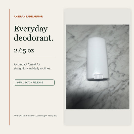 Bare Armor everyday deodorant, 2.65 oz